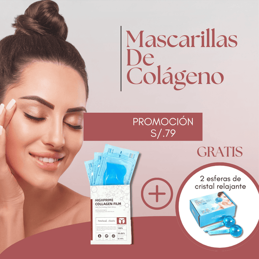 MASCARILLA DE COLAGENO+REGALO 2 MASAJEADORES DE CRISTAL